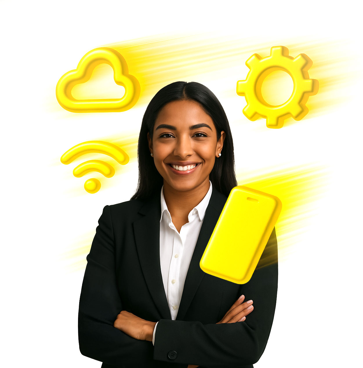 Soluções em conexão e tecnologia